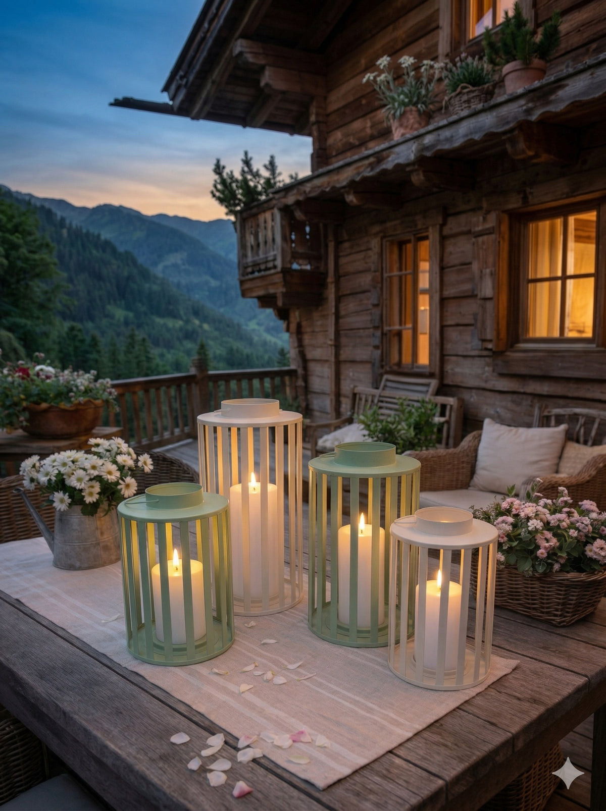 LED Laterne Outdoor