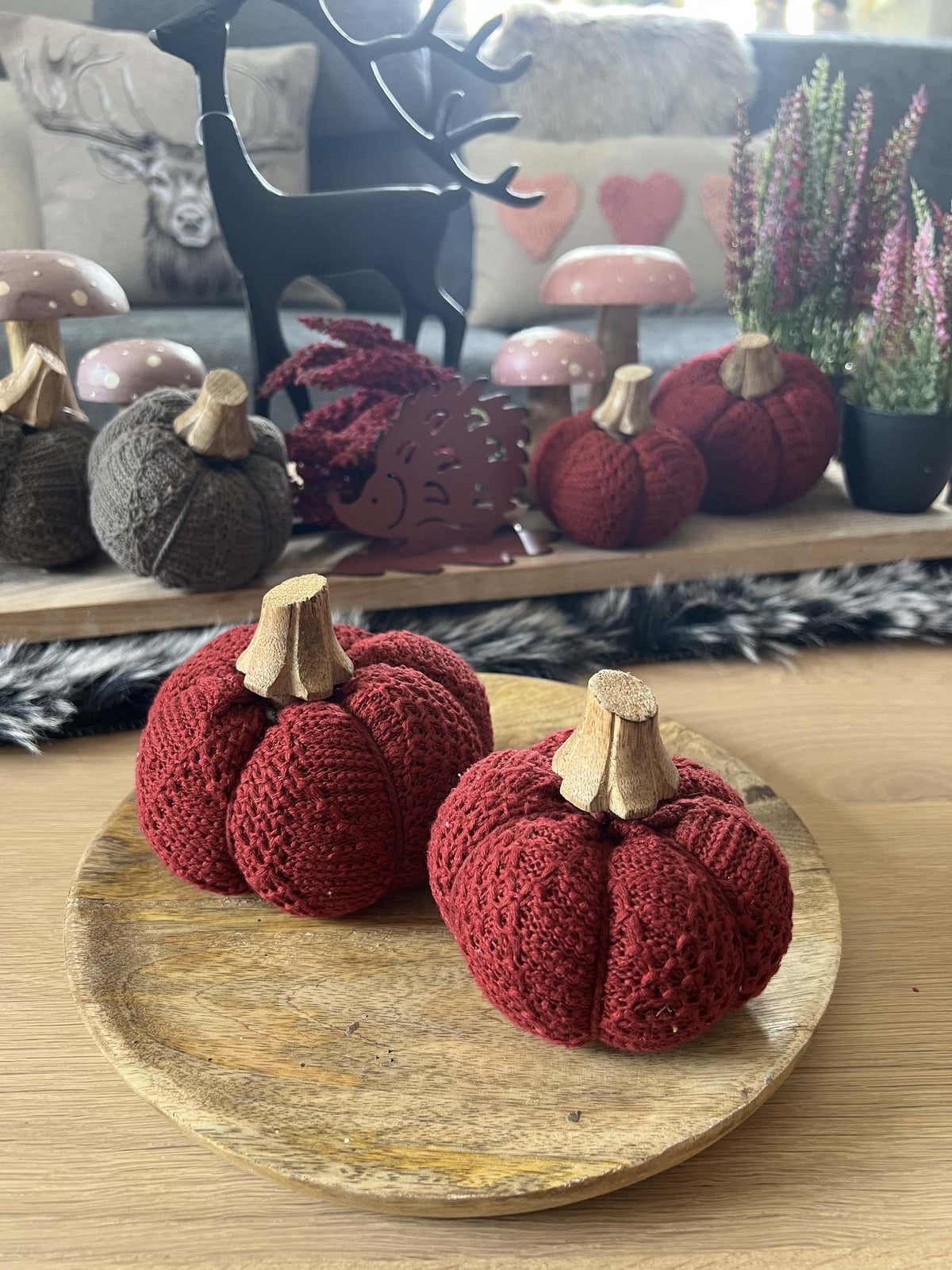 Kürbis aus Wolle Beere