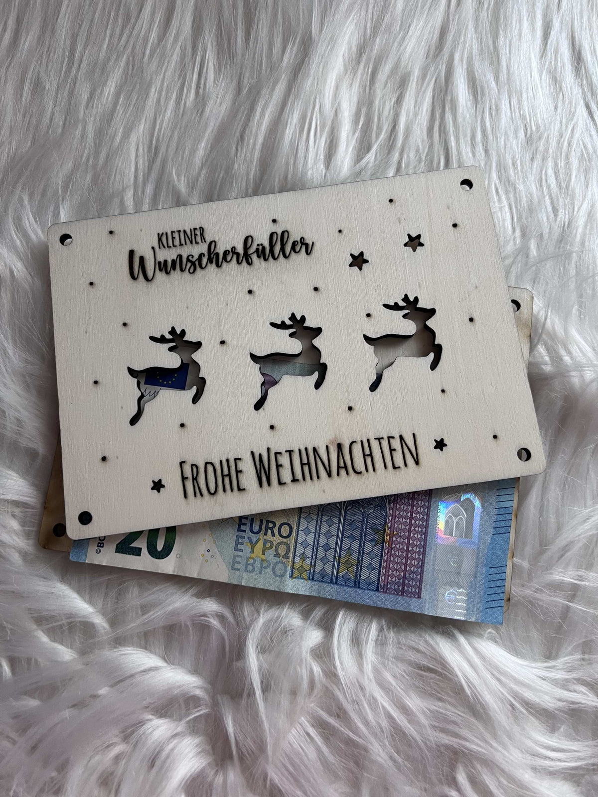 Geldkarte "Rentiere"