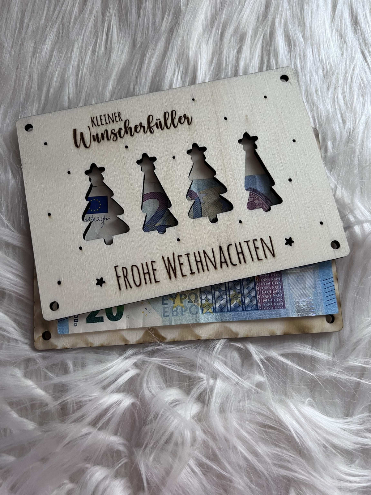 Geldkarte "Weihnachtsbäume"