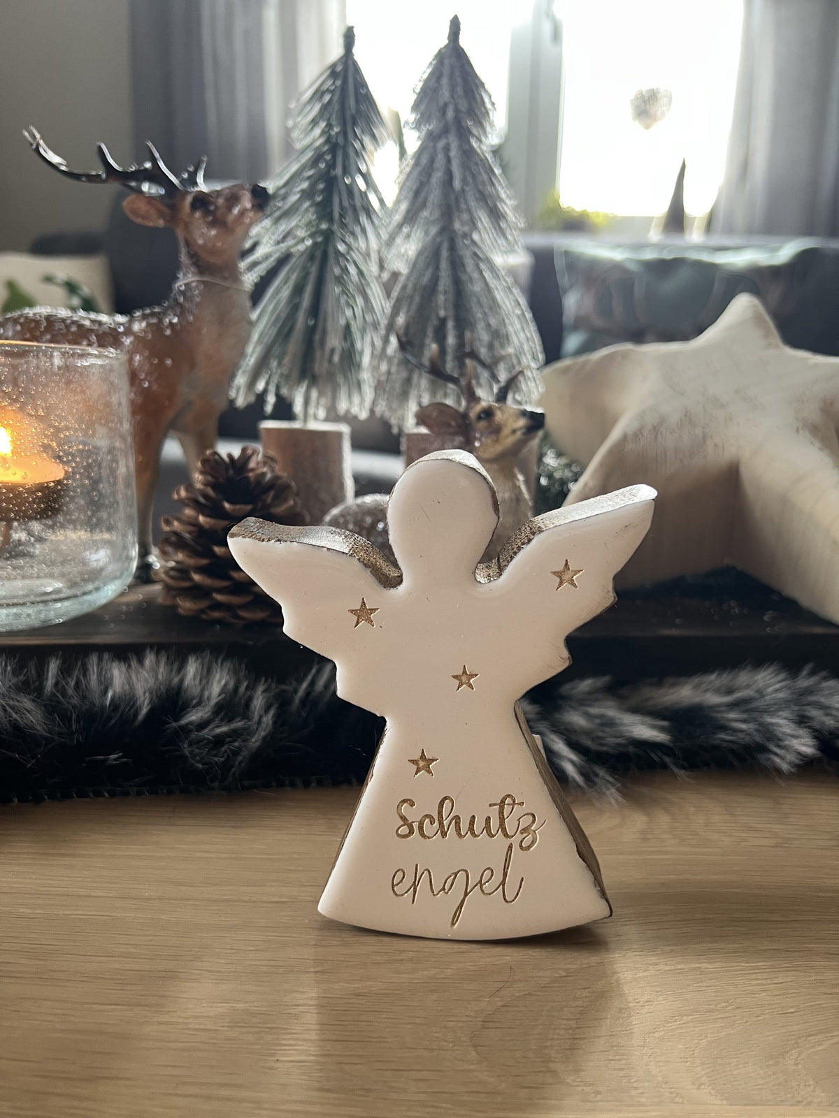Schutzengel aus Holz