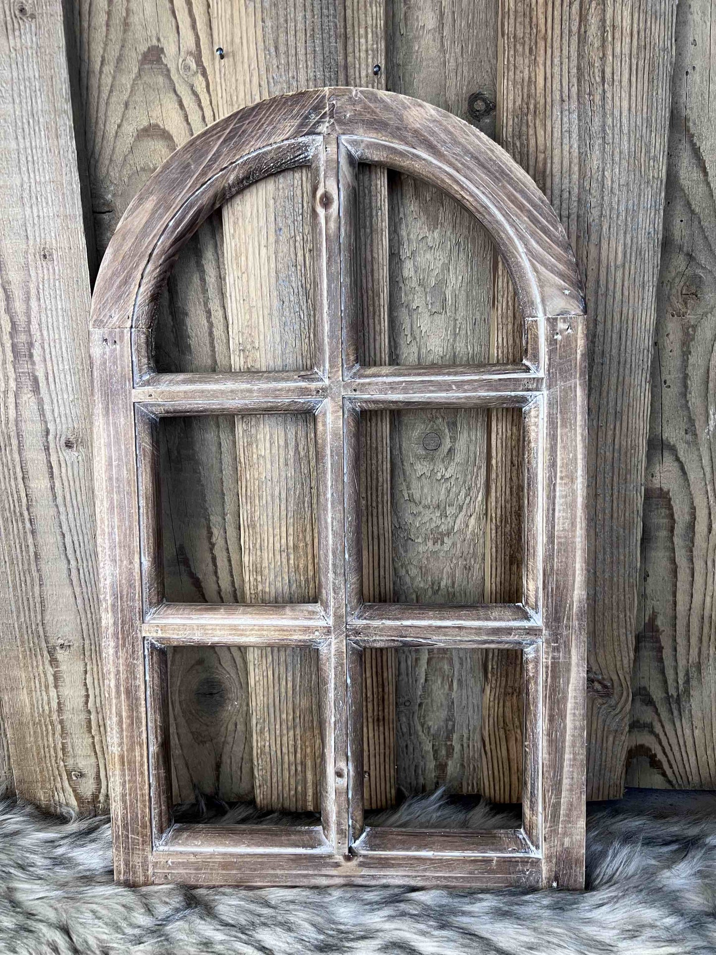 Holzfenster braun gebeizt