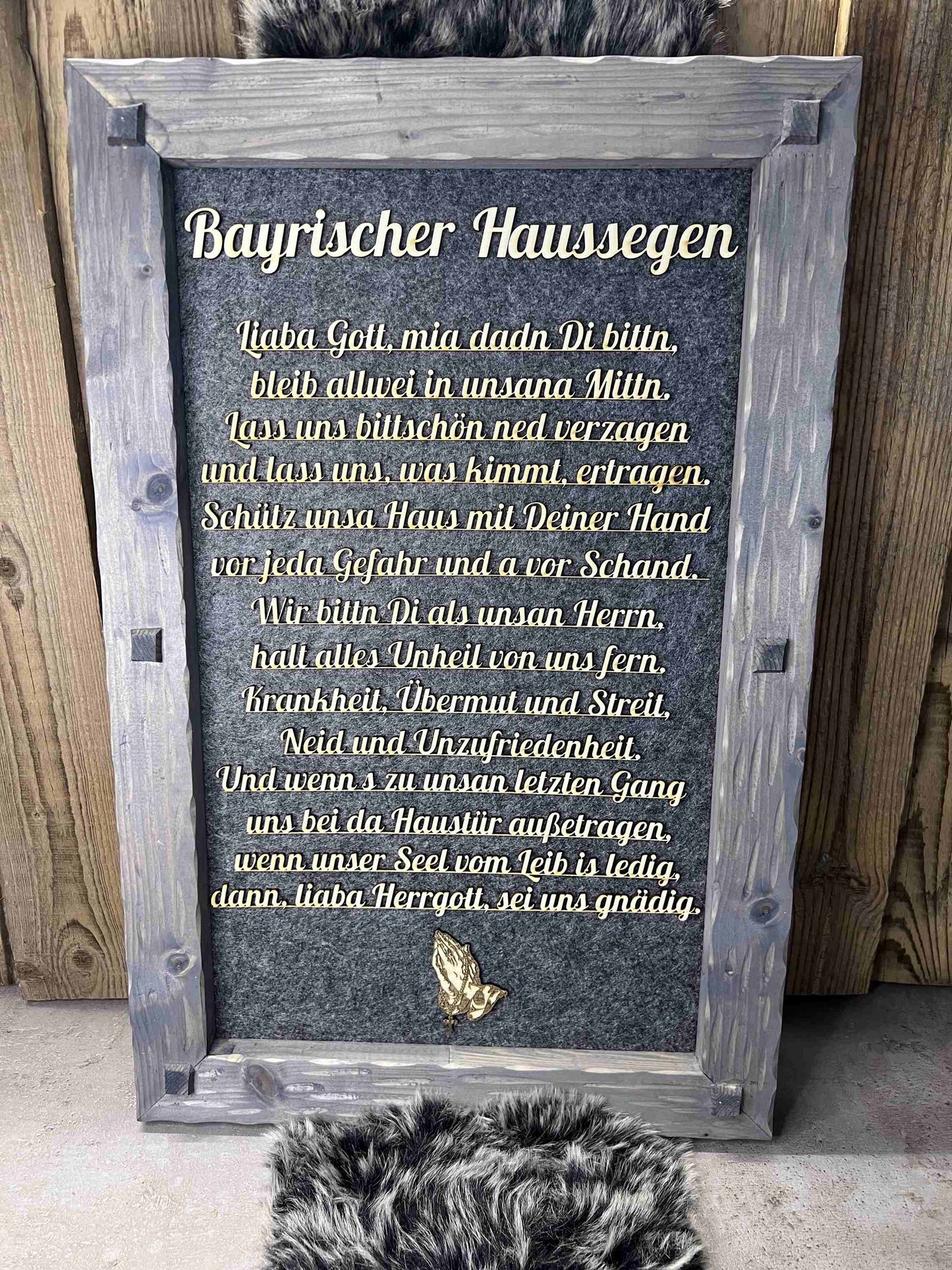 Holzrahmen "Bayrischer Haussegen"