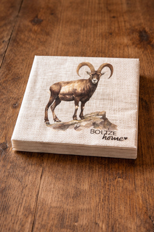 Servietten mit Poldimotiv