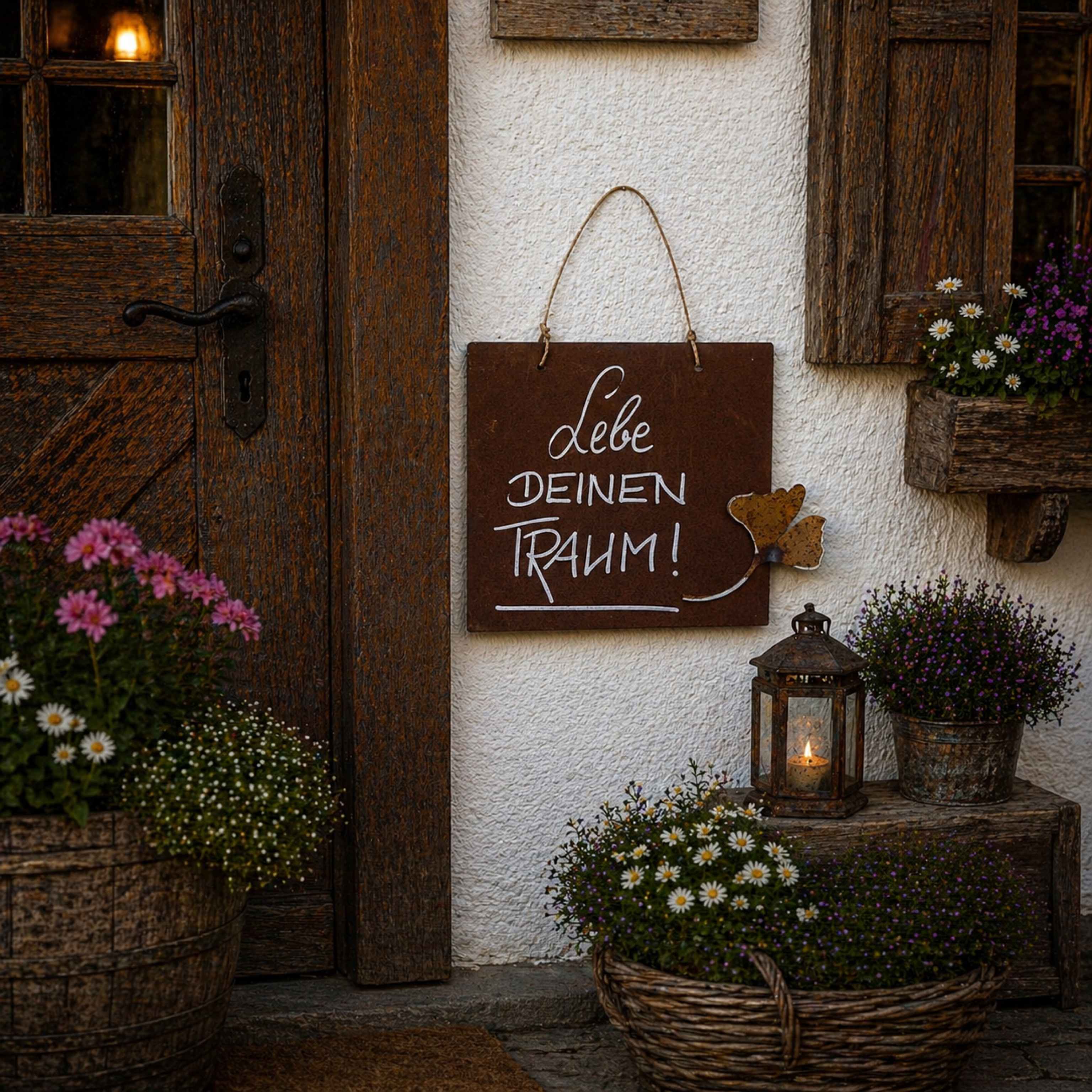 Rosttafel Quadratisch "Lebe deinen Traum"