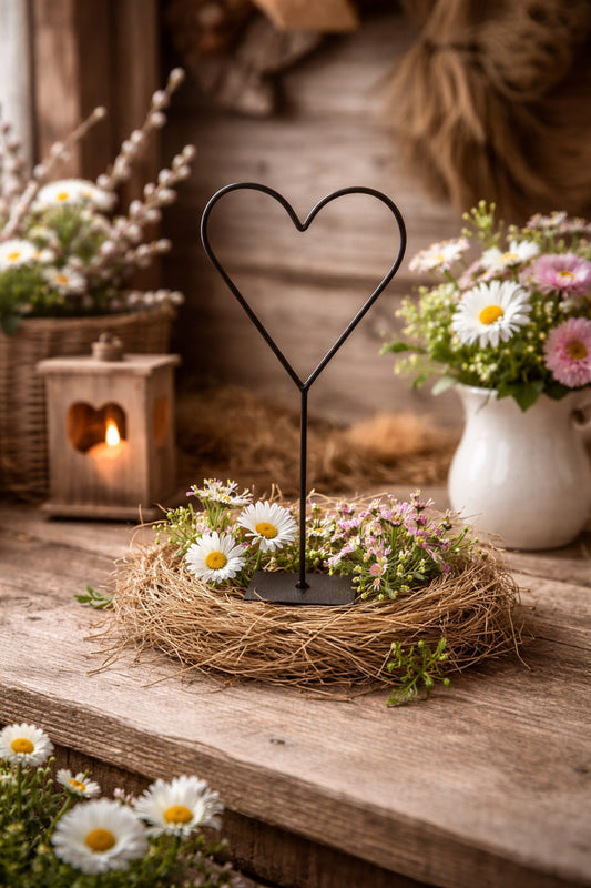 WMG Metallherz schwarz