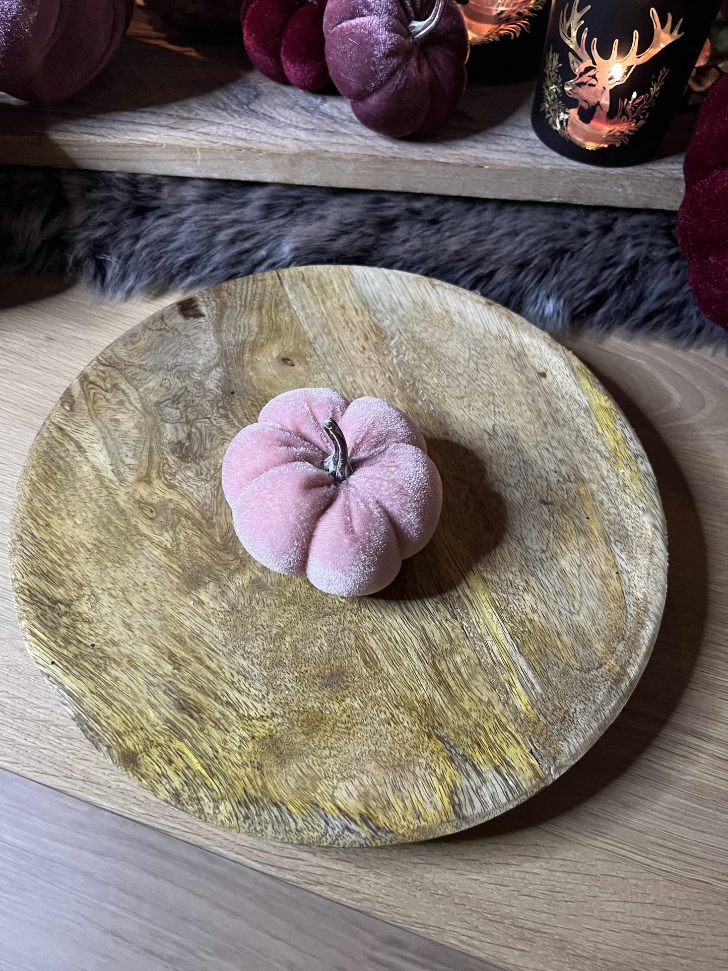 Samtkürbis Rosa