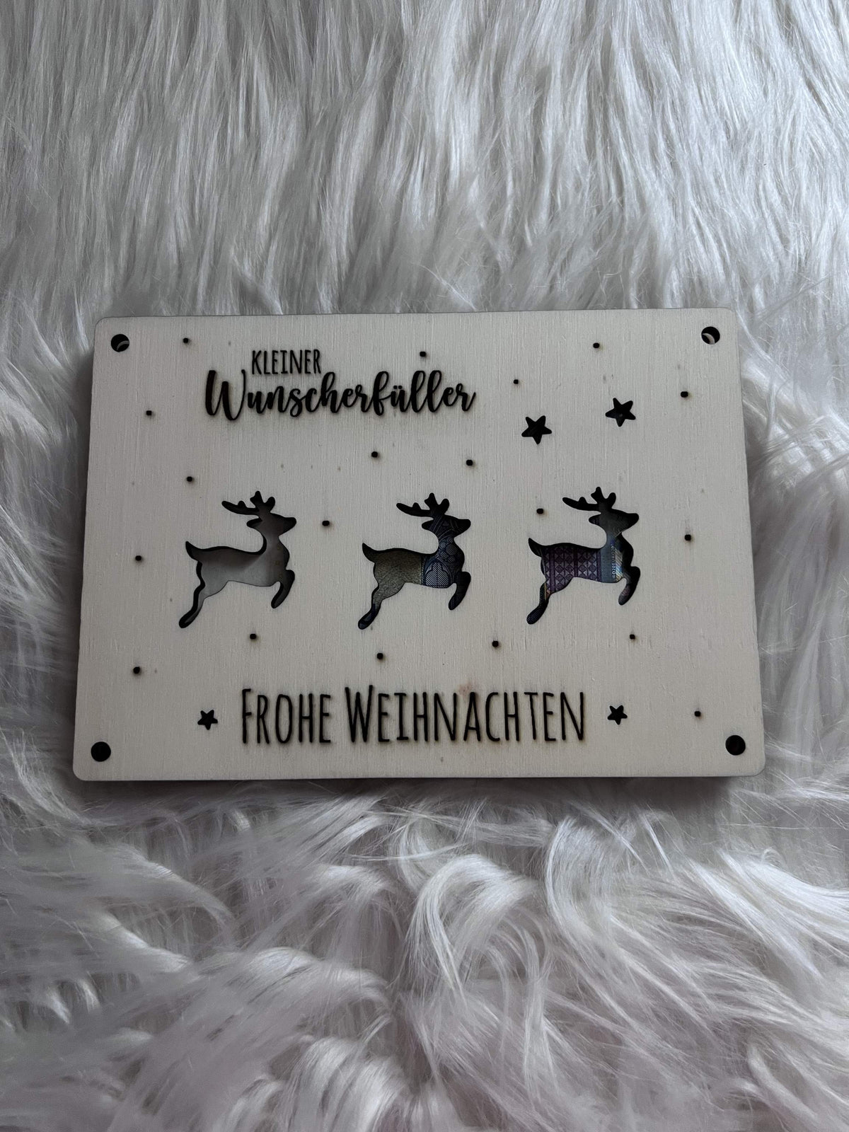Geldkarte "Rentiere"
