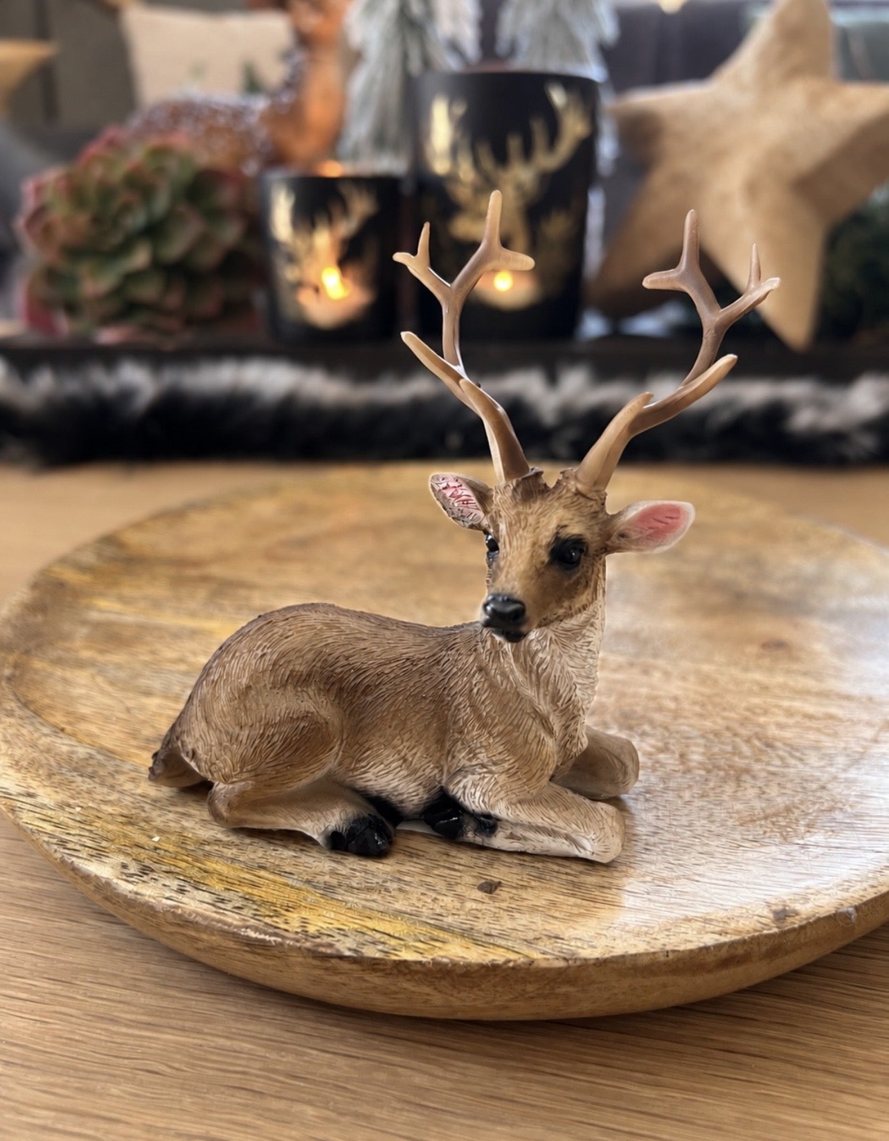 Beschneite Hirsche Größe S
