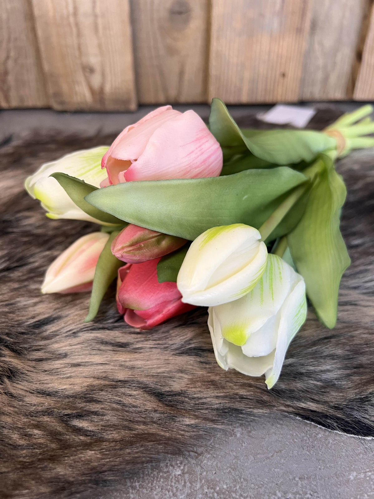 Tulpen "Weiß/Pink"