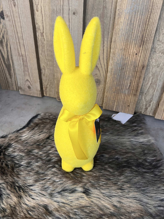 Hasenfigur beflockt "Gelb"