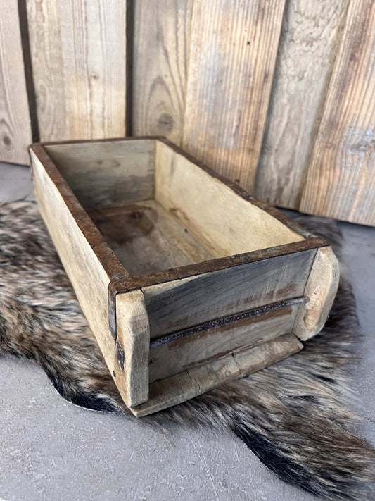 Holzkiste Ziegelform