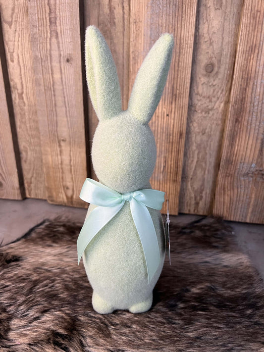 Hasenfigur beflockt "Hellgrün"