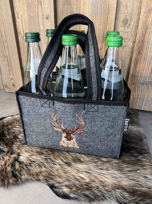Getränketasche mit Hirschmotiv