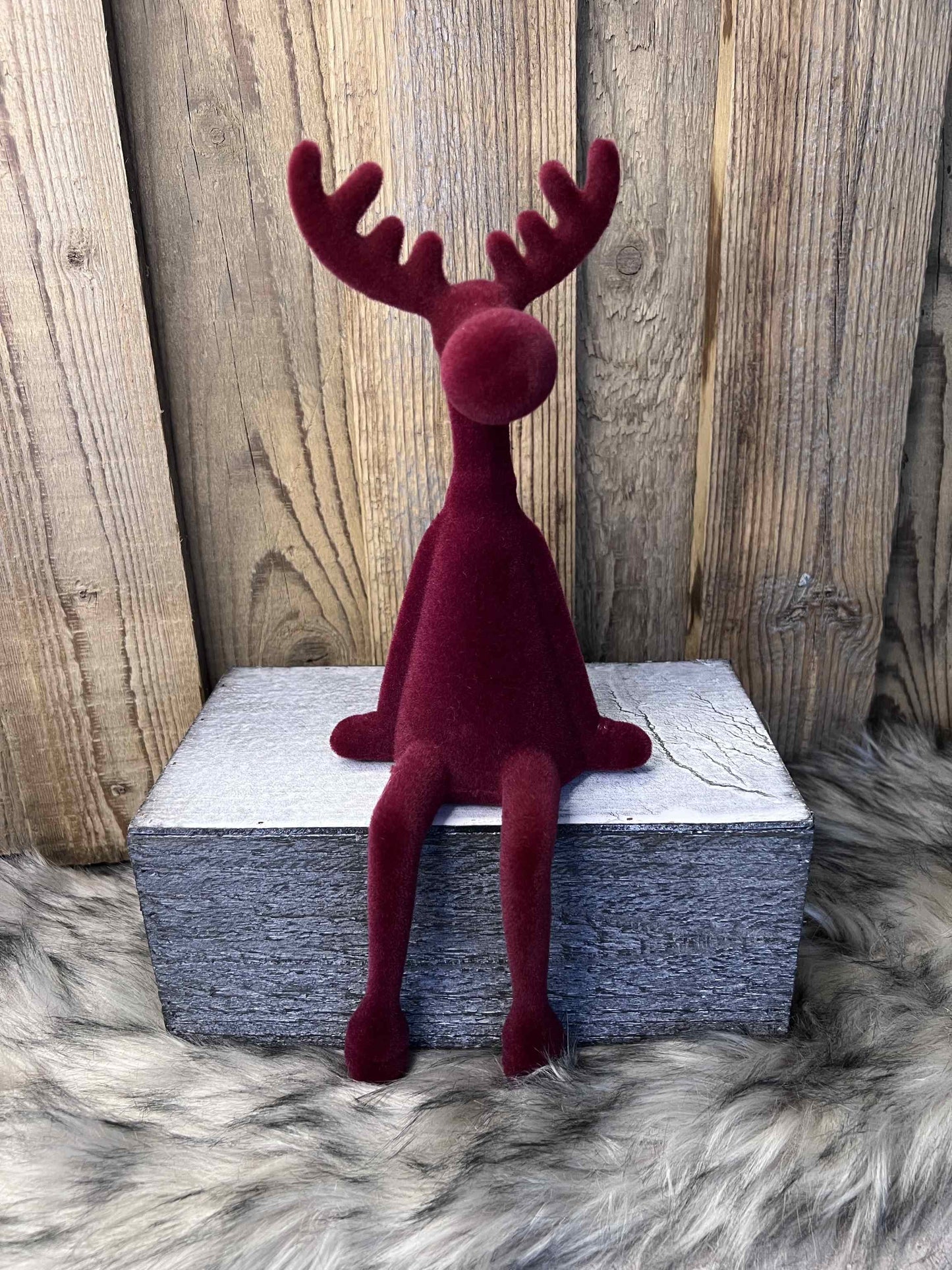 Kantenhocker Elch Rot