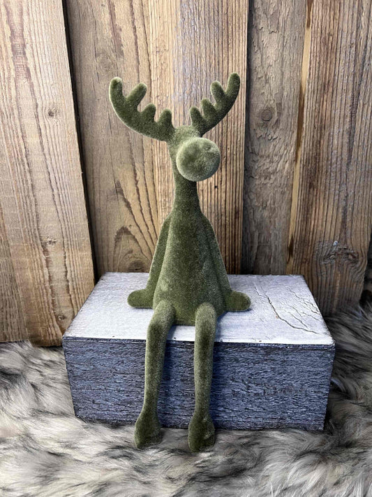 Kantenhocker Elch Olivgrün