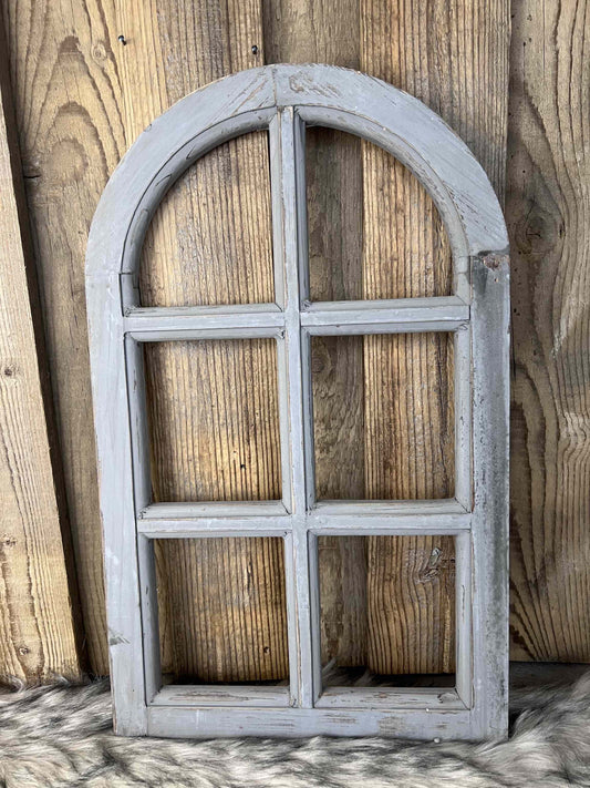 Holzfenster grau gebeizt