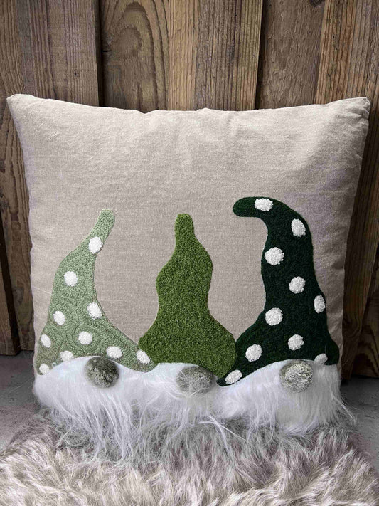 Kissen mit Wichtelmotiv