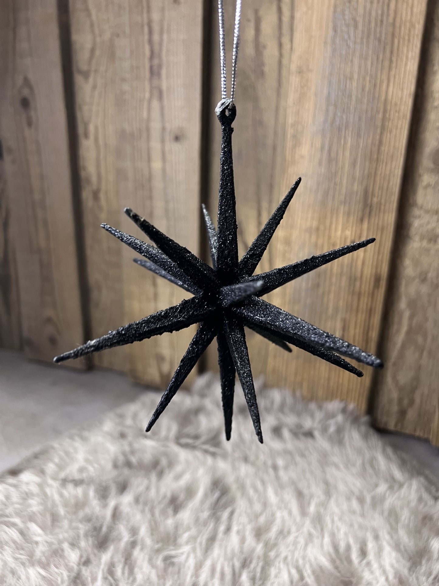 Sternanhänger schwarz