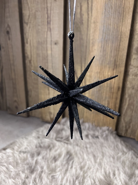 Sternanhänger schwarz