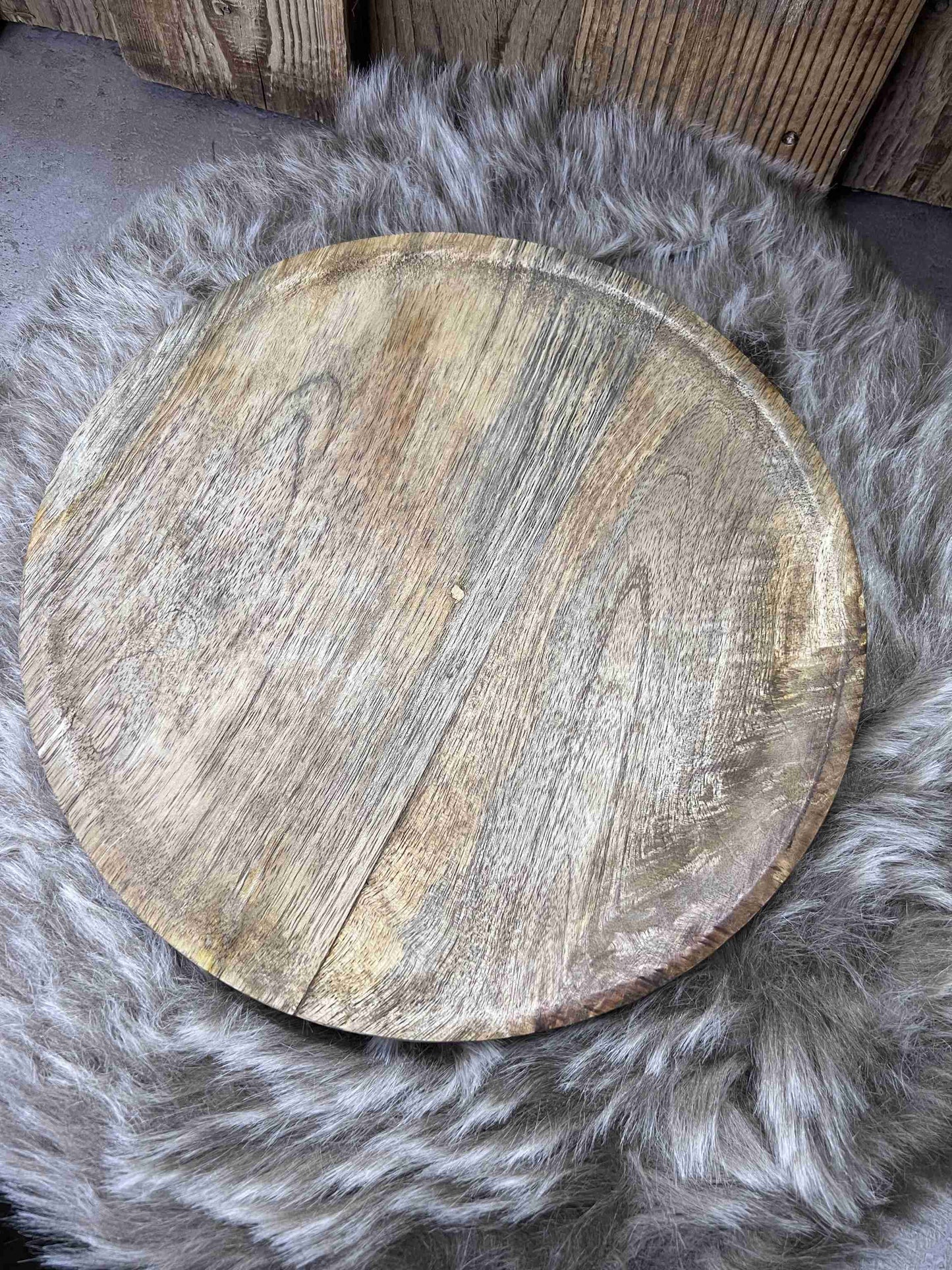 Dekoteller aus Mangoholz