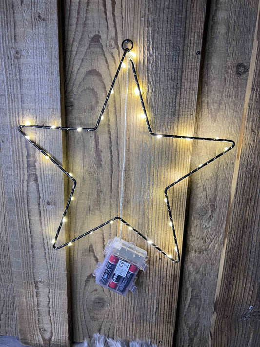 LED Stern schwarz outdoor